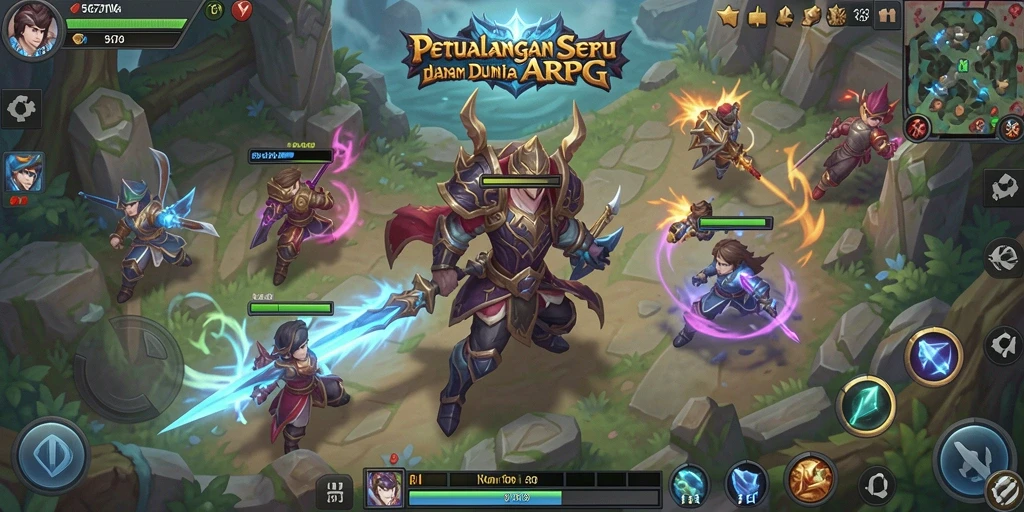 Tampilan gameplay ARPG yang seru dan mendebarkan di 567TV.