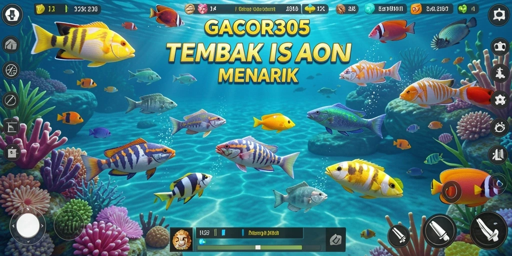 Tampilan gameplay Tembak Ikan yang menarik di GACOR305.