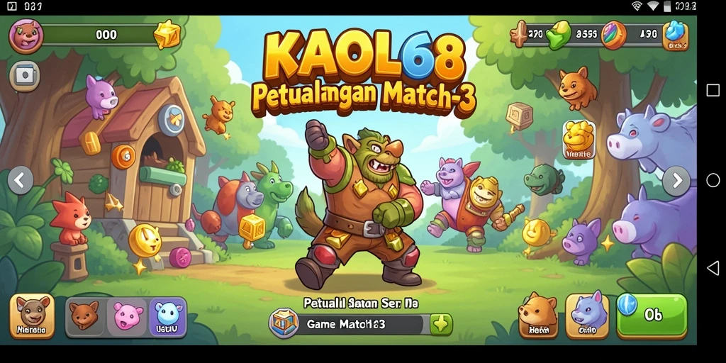 Tampilan gameplay seru KAOL68 di layar ponsel Anda.
